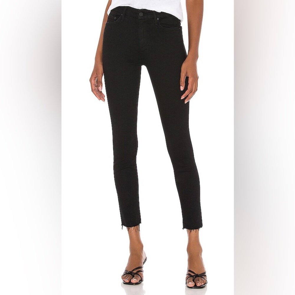 MOTHER Denim The Looker Ankle Fray in Not Guilty, size 28